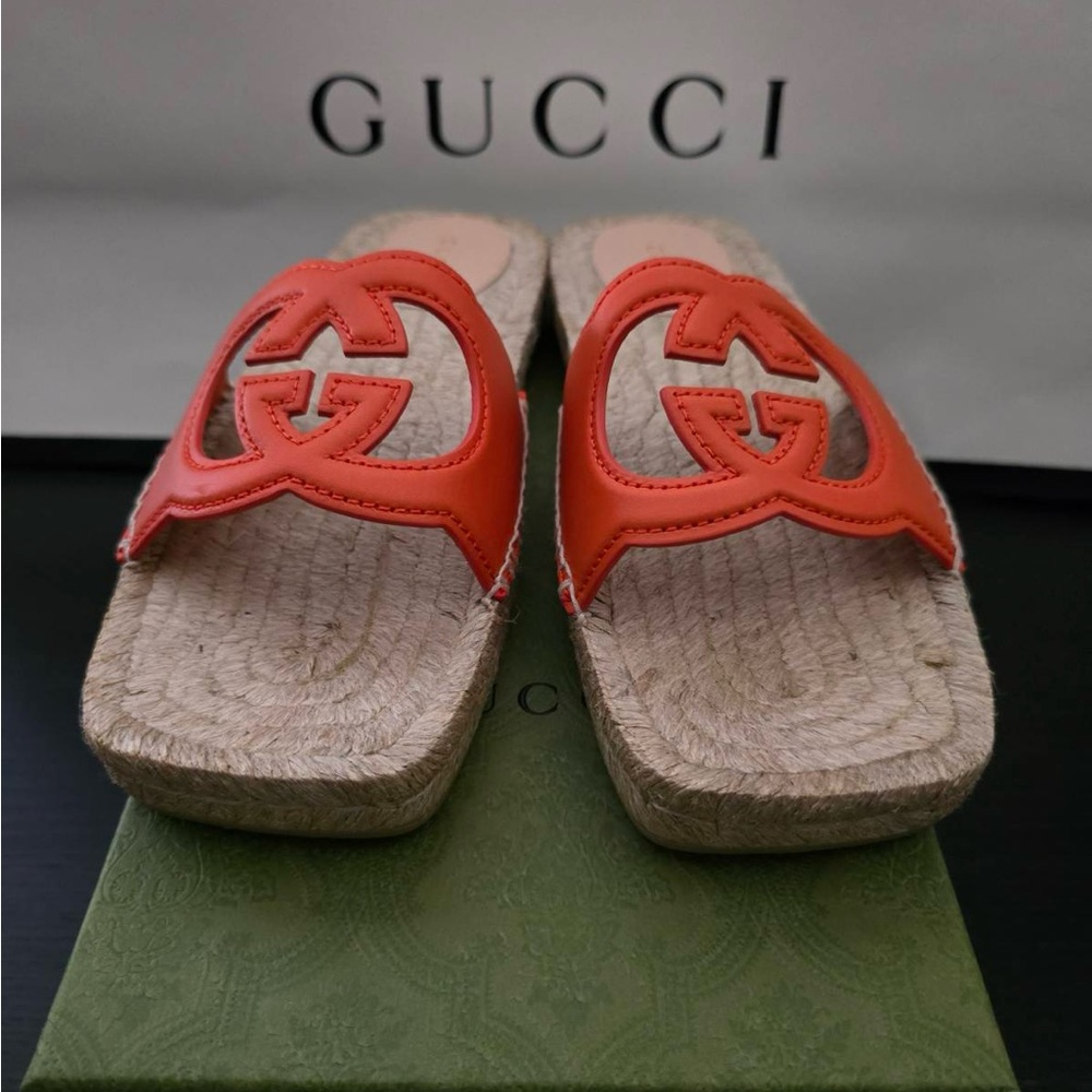Gucci Interlocking G cut-out espadrilles